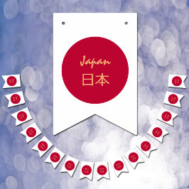 Japanse vlag en Japanse banners/bruiloften 日 本 Vlaggetjes