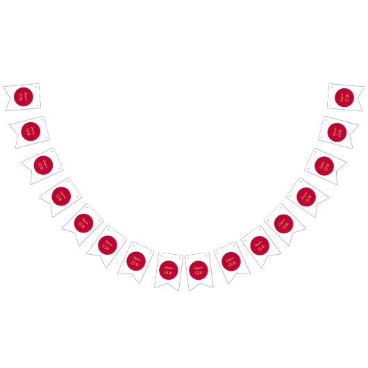 Japanse vlag en Japanse banners/bruiloften 日 本 Vlaggetjes (Alle)