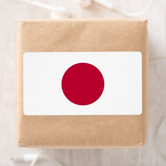 Japanse vlag etiket (Insitu)