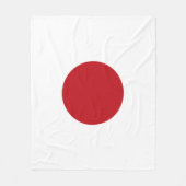 Japanse vlag fleece deken (Voorkant)