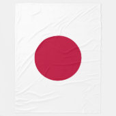 Japanse vlag fleece deken (Voorkant)