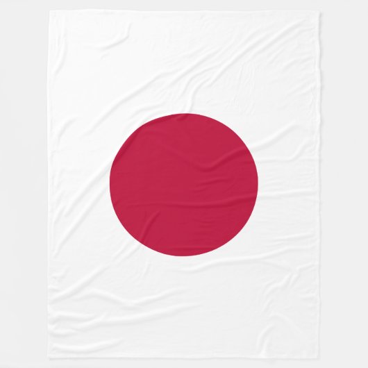 Japanse vlag fleece deken (Voorkant)