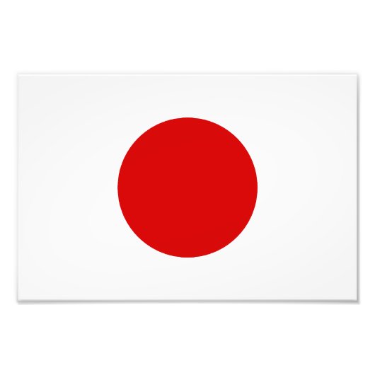 Japanse vlag foto afdruk (Voorkant)