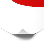 Japanse vlag foto afdruk (Hoek)