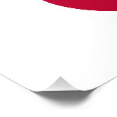 Japanse vlag foto afdruk (Hoek)