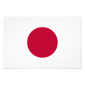 Japanse vlag foto afdruk (Voorkant)