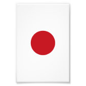 Japanse vlag foto afdruk (Voorkant)