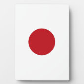 Japanse vlag fotoplaat (voorkant)
