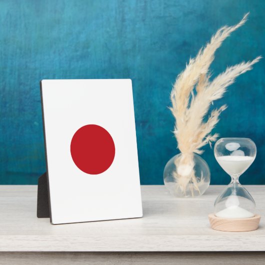 Japanse vlag fotoplaat (Zijkant)