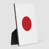Japanse vlag fotoplaat (Zijkant)
