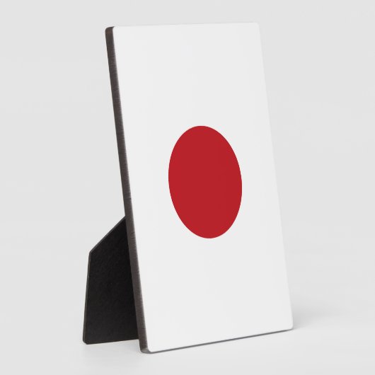 Japanse vlag fotoplaat (Zijkant)