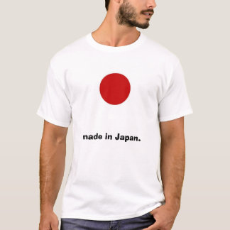 Japanse vlag, gemaakt in Japan. T-shirt