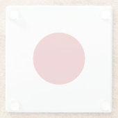 Japanse vlag glazen onderzetter (Achterkant)