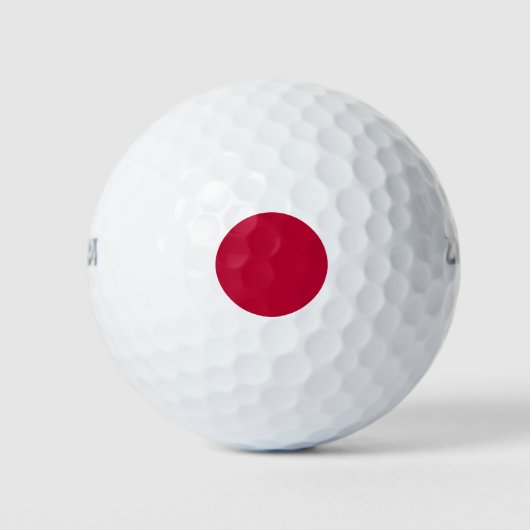 Japanse vlag golfballen (Voorkant)