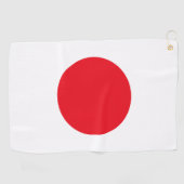 Japanse vlag golfhanddoek (Horizontaal)