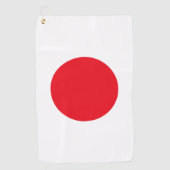 Japanse vlag golfhanddoek (Voorkant)