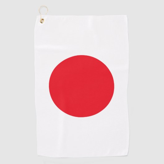 Japanse vlag golfhanddoek (Voorkant)