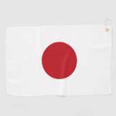 Japanse vlag golfhanddoek (Horizontaal)