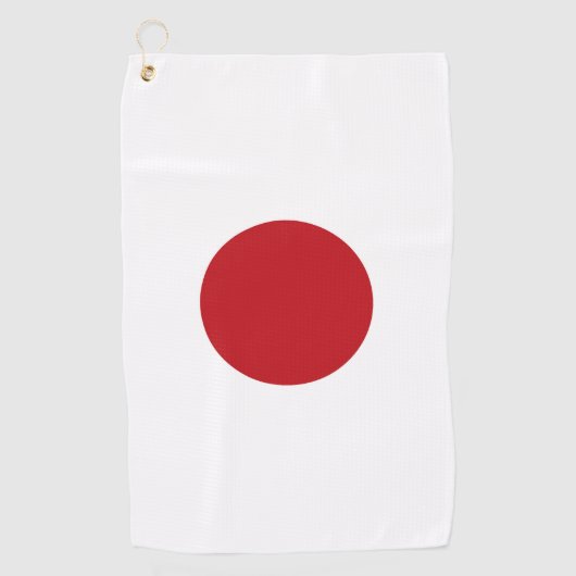 Japanse vlag golfhanddoek (Voorkant)