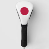 Japanse vlag golfheadcover (Voorkant)