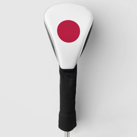 Japanse vlag golfheadcover (Voorkant)