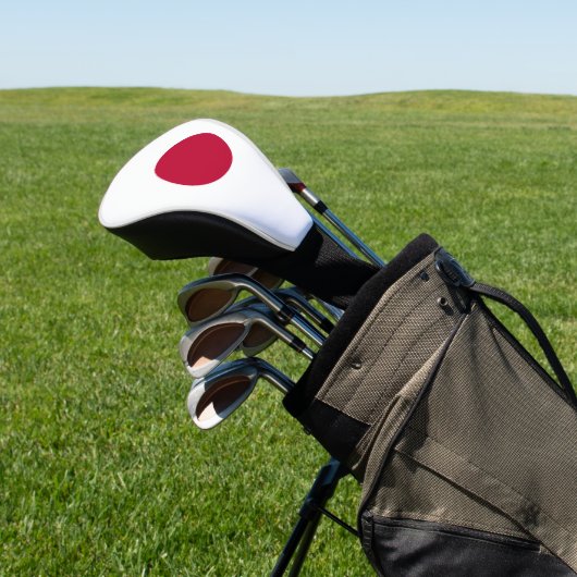 Japanse vlag golfheadcover (Insitu)