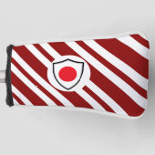 Japanse vlag golfheadcover (Voorkant)