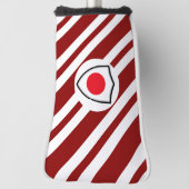 Japanse vlag golfheadcover (Draai 90)