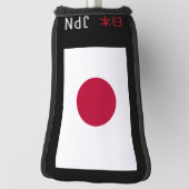 Japanse vlag golfheadcover (Draai 90)
