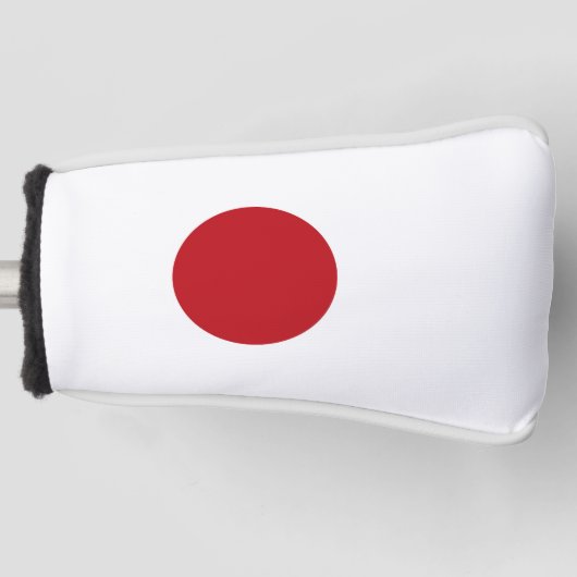 Japanse vlag golfheadcover (Voorkant)