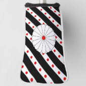 Japanse vlag golfheadcover (Draai 90)