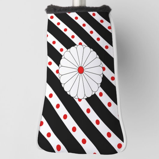 Japanse vlag golfheadcover (Draai 90)