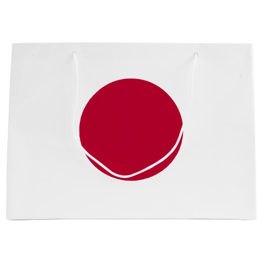 Japanse vlag groot cadeauzakje (Voorkant)