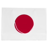 Japanse vlag groot cadeauzakje (Achterkant)