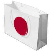 Japanse vlag groot cadeauzakje (Achterkant Gekanteld)