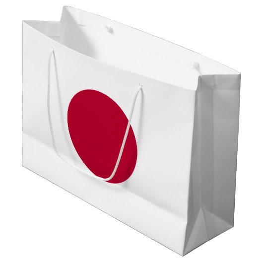 Japanse vlag groot cadeauzakje (Voorkant Gekanteld)