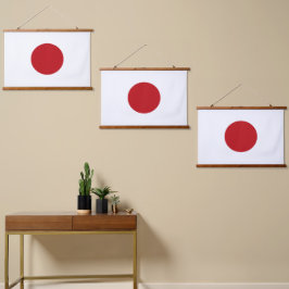 Japanse vlag hangend wandkleed