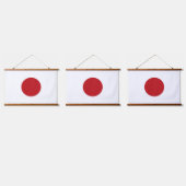 Japanse vlag hangend wandkleed (Driedubbel)