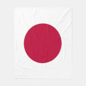 Japanse vlag - Hinomaru Fleece Deken (Voorkant)