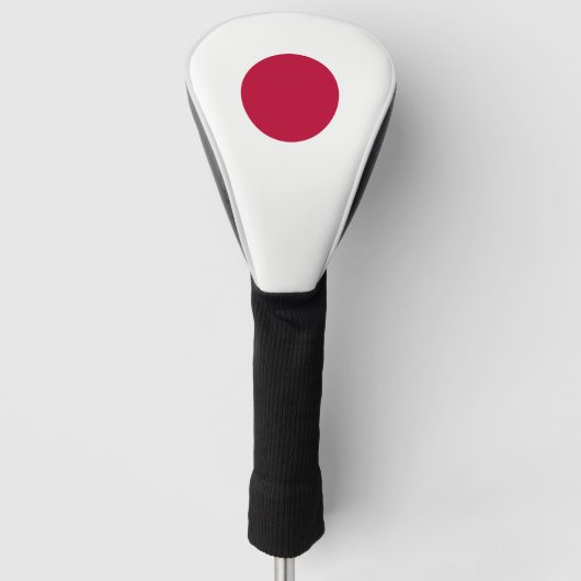 Japanse vlag - Hinomaru Golfheadcover (Voorkant)