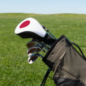 Japanse vlag - Hinomaru Golfheadcover (Insitu)