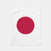 Japanse vlag: Hinomaru, Nisshōki, Red Rising Sun Fleece Deken (Voorkant)