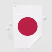Japanse vlag: Hinomaru, Nisshōki, Red Rising Sun Golfhanddoek (Insitu)