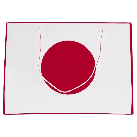 Japanse vlag: Hinomaru, Nisshōki, Red Rising Sun Groot Cadeauzakje (Voorkant)