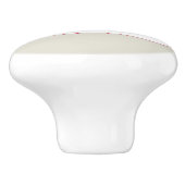 Japanse vlag: Hinomaru, Nisshōki, Red Rising Sun Keramische Knop (Zijkant)