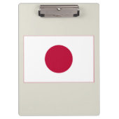 Japanse vlag: Hinomaru, Nisshōki, Red Rising Sun Klembord (Voorkant)