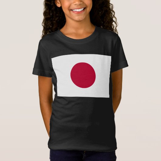 Japanse vlag: Hinomaru, Nisshōki, Red Rising Sun T-shirt (Voorkant)