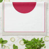 Japanse vlag: Hinomaru, Nisshōki, Red Rising Sun Theedoek (Gevouwen)