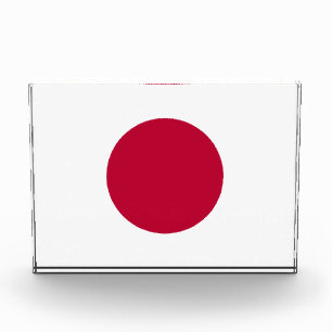 Japanse Vlag: Hinomaru, Nisshōki, Rode Rijzende Zo Fotoblokken