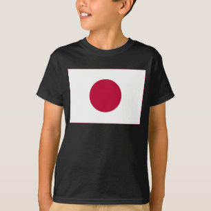 Japanse Vlag: Hinomaru, Nisshōki, Rode Rijzende Zo T-shirt